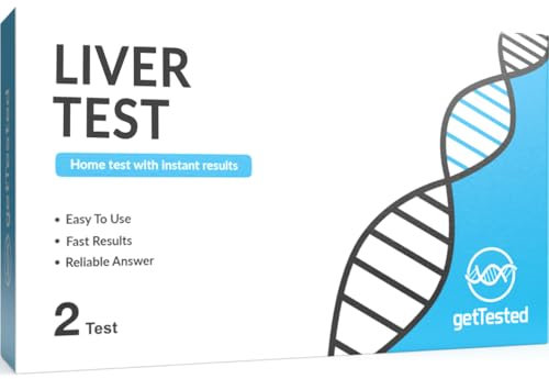 GetTested at-Home Liver Health Test Kit – Urine Test for Bilirubin & Urobilinogen Levels – Convenient Home Liver Test Indicator