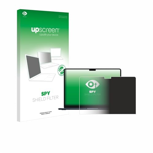 upscreen Filtre de Confidentialité pour Apple MacBook Air 13 M4 2025 Film Protection Ecran Anti-Espion, Privacy Filter Anti-Regard, Anti-Reflet