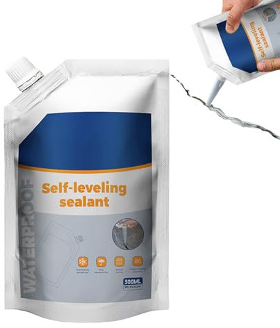 Remplisseur Liquide Pour Fissures Dans Le Béton | Étanche pour Fissures sur Béton – 500ml - Colle de Scellement à Séchage Rapide Résistant pour Sous-sol, Sol, Mur, Allée et Toiture