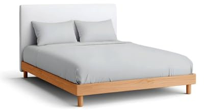 Nina Home Completo Lenzuola in Puro Cotone, Set Biancheria da Letto Premium Quality Made in Italy, con Federe 50x80cm (Panna, Una piazza e mezzo, Tinta Unita)
