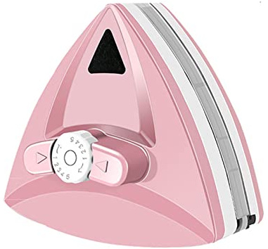Nettoyeur de vitres double face. Nettoyeur de vitres magnétique réglable à cinq vitesses, double face, for hautes(Pink,5~25mm)