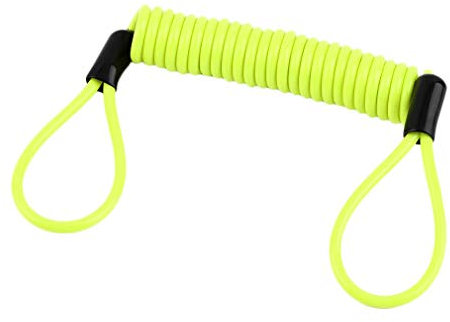 ABenxxou 120 cm Scheibenschloss Erinnerungskabel Scheibenschloss Sicherheitsalarm Motorrad Sicherheitswerkzeug