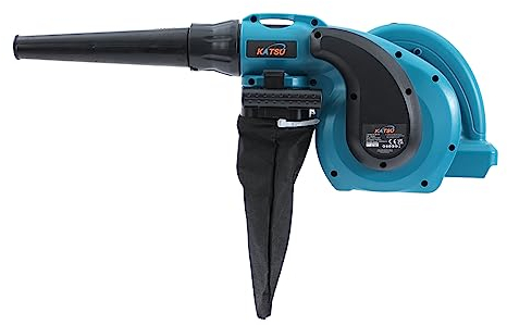KATSU FIT-BAT 21V Akku Laubbläser Gebläse 6 Geschwindigkeiten für BAU Garten Rasenpflege Staubsaugen Blätter Autoecken Staubbeseitigung, ohne Batterien
