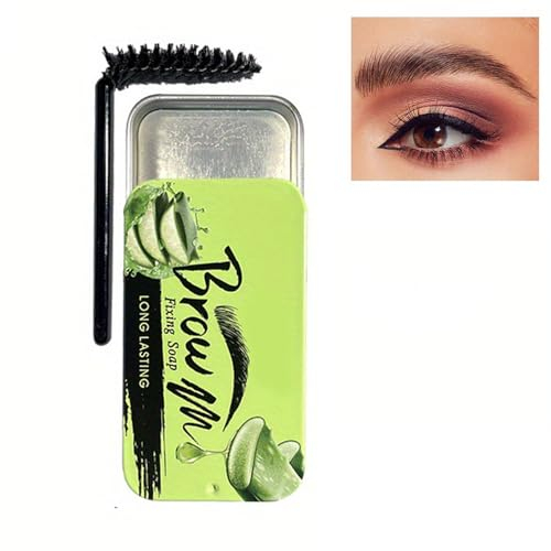 Pemarlis Gel Sopracciglia,Eyebrow Soap Kit,Sapone Gel per Sopracciglia per il trucco estratto vegetale delicato non irritante Styling del sopracciglio di lunga durata e impermeabile,aloe