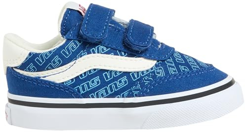 Vans Unisex Kinder Brooklyn Ls V Sneaker, Retro Logo True Blue, 26 EU