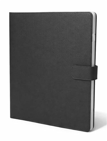 Carpeta de Partituras Portátil Durable, A4, Con Números de Página, PVC de Cuero PU, Negro, para Banda, Orquesta y Coro, Profesionales Musicales y Estudiantes.