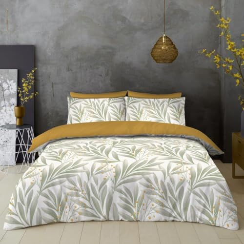 Lions Double Bed Bedding Set, Natural Cream