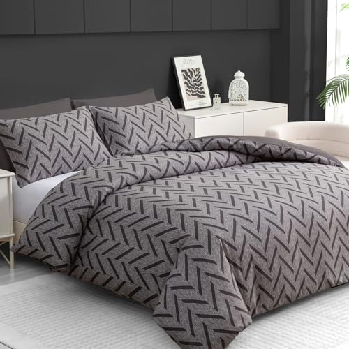 Pamposh King Size Duvet Cover Sets Premium Brushed Microfibre Bedding Set | Premium Brushed Microfibre, Hotel Quality Feel, King (220 x 230 cm), OEKO-TEX Certified, Machine Washable, Zipper Closure