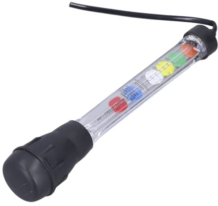 Naroote Testeur Antigel, Testeur de Liquide de Frein, Professionnel Antigel et de Liquide de Refroidissement, Hydromètre de Voiture Précision Gravity Float Acid Quality Analyzer Density Metting
