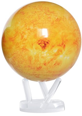 MOVA Globe auto-rotatif, Soleil Signature (6) | globe rotatif solaire, sans piles ni câbles, cadeau pour passionnés d'astronomie, display cinétique premium, déco espace
