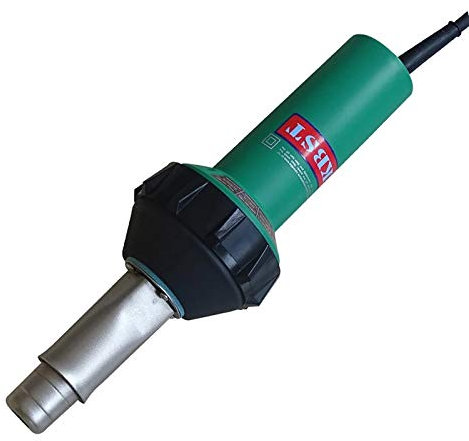 Soldador de plástico de enfriamiento automático inteligente de 220 V 1600 W, pistola de aire caliente para techos de una sola capa de TPO/PVC, lona y pancartas, pistola de calor de soldadura