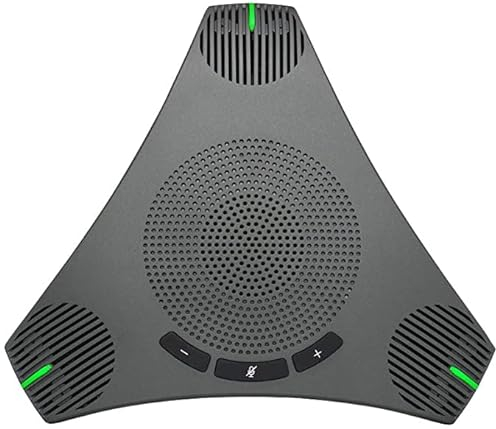 USB konferenzlautsprecher mit mikrofon，360 ° omnidirektionales Mikrofon Intelligente DSP-Rauschunterdrückung，für Skype/VoIP/Zoom/Chats/Aufzeichnungen,Plug&Play,kompatibel mit Mac OS X/Windows/Linux…