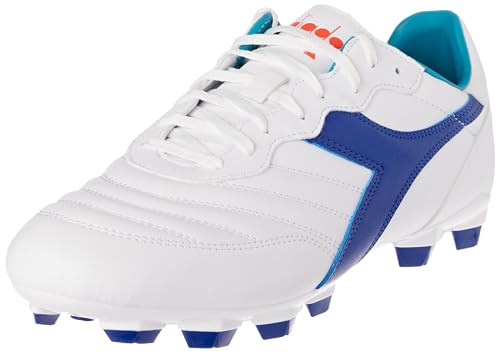 Diadora Herren Brasil 2 R LPU Fussballschuh, White Navy, 45.5 EU