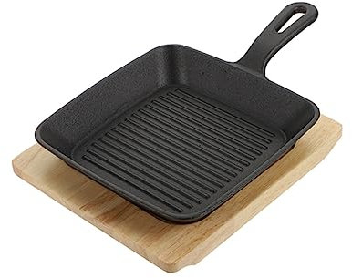 Alipis 1 Set Teppanyaki Platte Flache Grillplatte Antihaftbeschichtete Bratpfanne Panier Fritteuse Elektrische Bratpfanne Backpfanne Große Pfanne Bratpfanne Pfannen