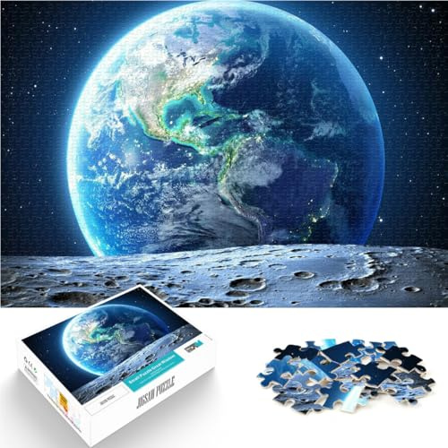2000 Adult Pieces Jigsaw Puzzle Planet Earth From Space Made of cardboard for and 14 years and over Educational game for families learning educational Gift。size：70x100cm/27.5x39.3inch