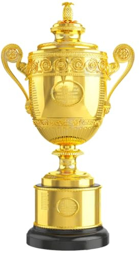 YYDSTES Mini British Open Tennis Trofé Replika av Grand Slam Mästare Pokaler Samlarföremål och Souvenirer för Fans Prydnader för Kontor och Hem Presenter för Män