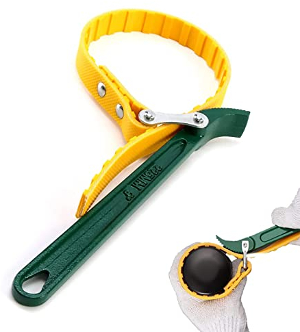 Einstellbare Strap Wrench, Ölfilter Schraubenschlüssel, Multifunktionale Gurtschlüssel, Gummi Gürtel Spanner Schraubenschlüssel, für Installation and Repair von Motor,Generatoren, Schiffen, Pipeline