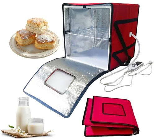 Scatola Di Lievitazione Per Fare Il Pane, Macchina Per La Fermentazione Dello Yogurt, Con Funzione Di Controllo Della Temperatura, Chiusura Con Cerniera,L