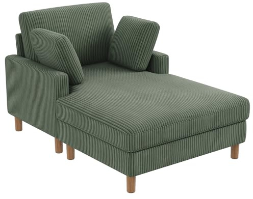 Vesgantti Single Sofa Bed,Chaise Lounge Chair Indoor,Tool-free Assembly