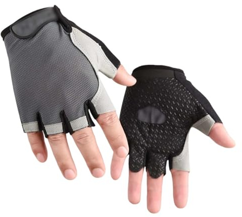 Guanti Bici Bambino Guanti Ciclismo Uomo Bambini Inverno Scooter Estivi Moto Donna Sportivi Per 6 Anni Invernali Ragazzo Calcio Sport Portiere 8 10 Sim Racing Da Taglia Unica Ragazza 12 Mezze Dita