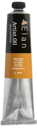 Elan Colore ad Olio Ocra Gialla in Tubo da 200 ml