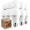 10x Lampadine LED E27 8.5W Bulb A60 806 lumen - Bianco Caldo 3000K Eurocali