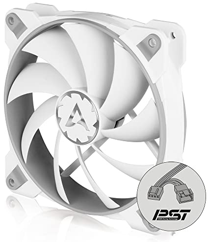 ARCTIC BioniX F120-120 mm Gaming Case Fan with PWM Sharing Technology (PST), quiet motor, Computer, 200-1800 RPM - Grey, White