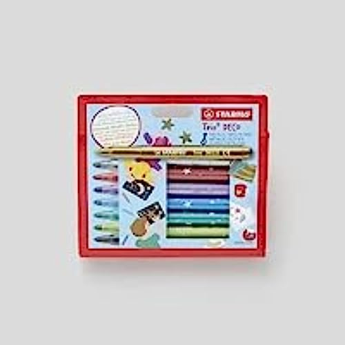 Stabilo® Fiberpenna Trixxxl deco – 8 glänsande metalliska färger sorterade; paketinnehåll: 8 färger