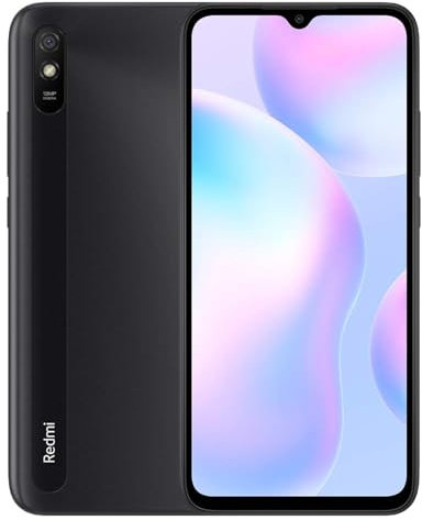 Xiaomi Redmi 9AT, 2+32GB, 6.53” Dot Drop Display with 5000mAh Battery, Sim Free Smartphone with 13MP AI Camera, Dual SIM, UK Plug + 2 Year Warranty- Granite Grey
