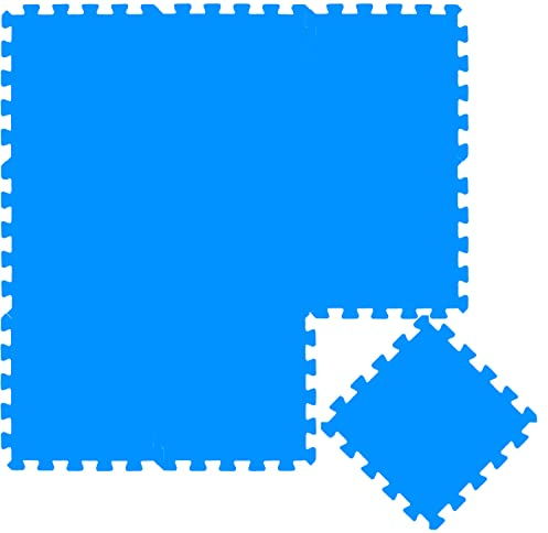 LittleTom 9 Teile Spielmatte Baby Puzzlematte ab Null - 30 x 30 cm Krabbelmatte Bodenmatte Kinder - Puzzle Teppich Kinderzimmer Matte - Outdoor Bodenschutzmatte Spielteppich - EVA Schaumstoff Isomatte