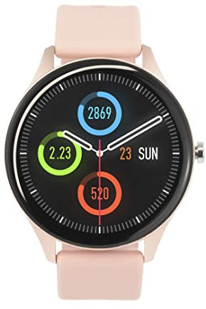 Vieta Pro Step - Smartwatch, Bluetooth 4.0, Resistente al Agua IP68, autonomía 5 días y Acabado en Color Rosa