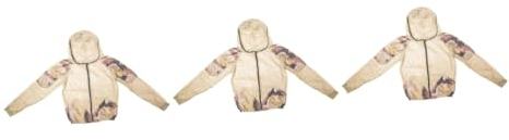 SOLUSTRE Sommeroutfits 3St Moskito-Kleidung Anzüge Anzug das Outfit Jacke Schild Kleider -Kleidung Insektenschutzkleidung Sommer Campingkleidung vierteiliges Set Gittergewebe Outfitt