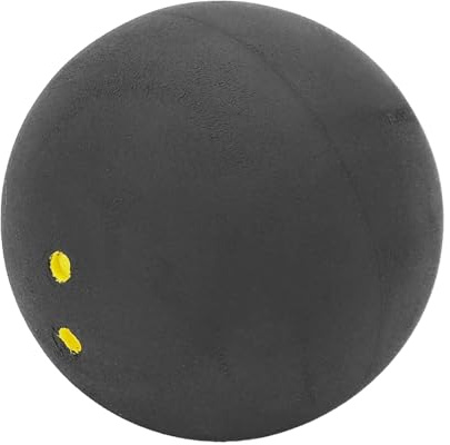 ANKROYU Palla da Squash da 37 Mm, Palline da Squash in Gomma con Doppio Punto Giallo, Palla da Squash per Competizione Sportiva, Palla da Squash con Doppio Punto Giallo per Allenamento E Pratica