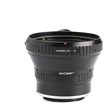 K&F CONCEPT Bague Adaptation Objectif Hasselblad V Lentille Adaptateur de Monture pour Monter Objectif compatibile Con Sony E-Mount Corps de l'appareil Photo