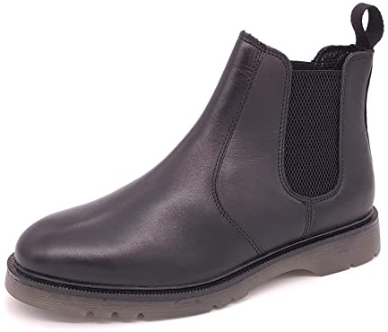Frank James Naseby Mens Leather Pull On Dealer Chelsea Boots