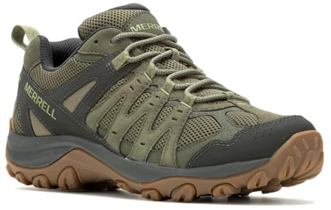 Merrell Men's Hiking Hiking Shoe, Olive/Moss, 11.5
