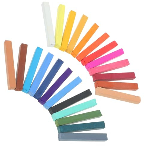 CALLARON Tizas de Colores Solubles en Agua Polvo, Hechas de Plástico 1 Paquete Ideales para Pintura Artística y Manualidades DIY
