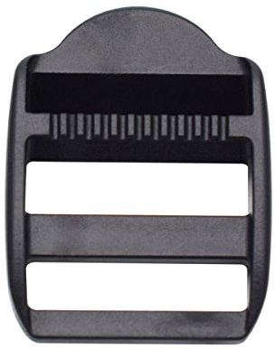 KEEJEA 25mm Plastic Ladder Slider Adjust Lock Buckles for Backpack Straps 1” Webbing Pack of 10
