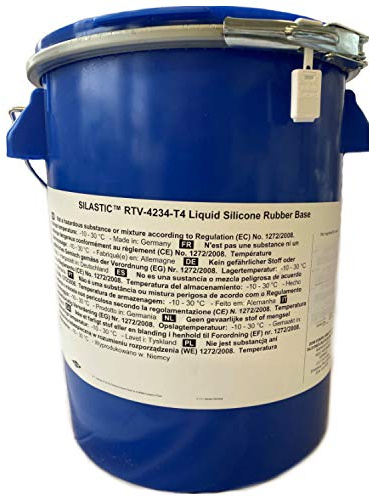 Silikon RTV 4234. T4 transparent – Set (5 kg und 500 g)