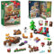 Mould King Adventskalender 2025 Weihnachtsbaum Bausteine Set - 694 Teile 24 Tage Countdown Kalender Weihnachten Spielzeug, Weihnachts Bausatz Adventskalender Geschenke für Kinder Jungen Mädchen
