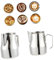COLLBATH 1 PC Stainless Steel Frothing Tool Milk Frothing Cup Coffee Steaming Pitcher Sauce Plating Art Jug Milk Steaming Pitcher Milk Frothing Jug Coffee Mugs Milk Frothing Pitcher Silver