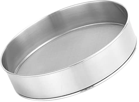 SMASOLO Colador Tamizador Redondo De Harina De Malla Fina 30 Cm Acero Inoxidable, Filtro para Hornear Pasteles, Repostería y Espolvorear Azúcar, Uso Manual para Cocina Doméstica