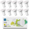 Aigostar Ampoule LED GU10 de 6W, lumière chaude 3000K, 480 lumens, Angle de 100-120º, IRC ≥ 80, équivalant à ampoule halogène de 68W - Pack de 10 unités avec boîte