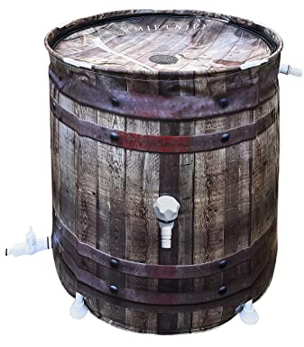 KMJETNIVY Sistema de Recogida de Agua de Lluvia Plegable anticolapso, Tanque de Almacenamiento de Agua portátil, Atrapador de Agua de jardín