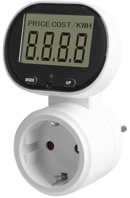 Offgridtec Contador de electricidad para enchufe con modo de tarifa dual 230 V 50 Hz