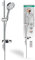 hansgrohe wassersparendes Duschsystem Raindance Select PowderRain Regendusche (Duschkopf, Schlauch, Duschstange, 0,65m, 3 Strahlarten) Chrom