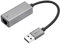 Amazon Basics Adaptateur aluminium USB 3.0 vers Gigabit Ethernet, Gris, 5 x 2.11 x 1.5 cm