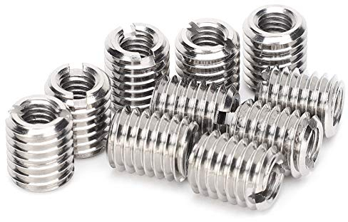 Threaded Inserts For Wood, Furniture Screws, M6 Threaded Insert Furniture Screws 303 stainless steel Insert Nuts Thread Inserts With Bolts For Metal for Wood for 3D Prints