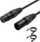 Yinker XLR Cable Male to Female Microphone Cable Oxygen-Free Copper 5ft/1.5m 2 Pack