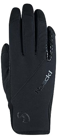 Roeckl Sports Reithandschuh Walk, Freizeit Winter Handschuh, Schwarz 7.5